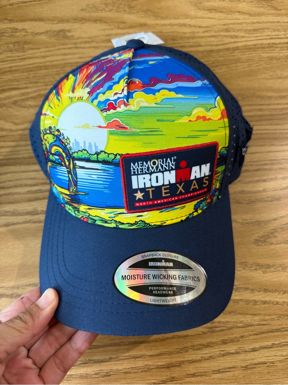 Memorial Hermann Ironman Texas Hippy Hollow Performance Snapback Hat